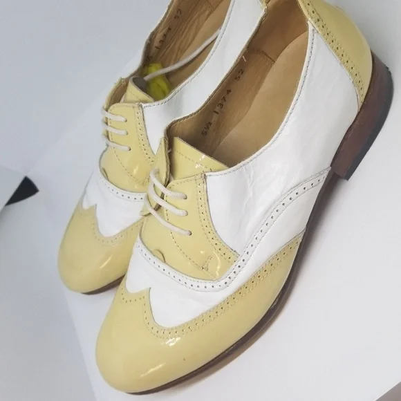 Dieppa Restrepo patent leather oxford shoe 5.5
